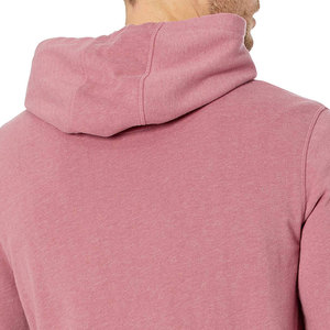 Sudadera con capucha de cremallera completa con logo personalizado, térmica, de felpa francesa, bordada, transpirable, lisa, corta, de mezcla de algodón, básicas para invierno, teñida - Product Image 3