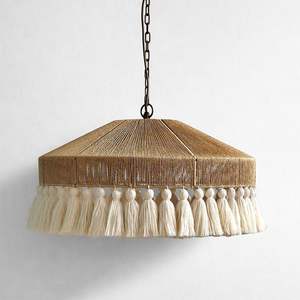 Abat-jour en rotin de haute qualité, abat-jour en bambou et jute pour lampe suspendue, lampe tissée pour luminaires en provenance du Bangladesh - Product Image 5