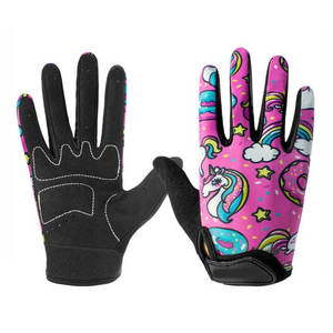 Gants de cyclisme et de moto en cuir synthétique imperméable avec design sportif imprimé, gants de motocross personnalisés durables - Product Image 5