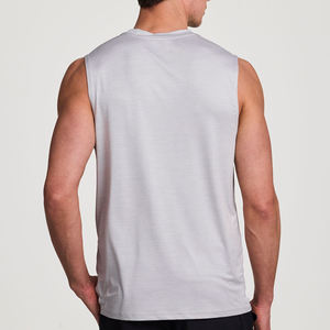 Camiseta sin Mangas para Hombre, Transpirable, Última Moda 2026, Diseño de Bloques de Color en Contraste, Hecha de Algodón Suave y Ligero - Product Image 3