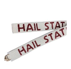 Sacs à main et ceintures en perles HAIL STATE pour femmes, taille personnalisée, finition pailletée, bandoulière pour sac à main, fabriqués à la main par HIBA ENTERPRISES - Product Image 3