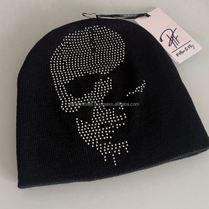 New Style RStones Winter Striped Adjustable 100% <b>Wool</b> Unisex Custom Logo <b>Beanies</b> OEM Service Available - Product Image 5