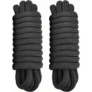 เชือกจอดเรือไนลอนเกรดสำหรับงานทางทะเล ห่วงยาว 12 นิ้ว เชือกจอดเรือสำหรับจอดและผูกเรือ ความแข็งแรงสูง ใช้งานง่าย เชือกถักสำหรับเรือ - Product Image 1