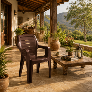 Modern Plastic SUMO STRIPE <b>Stackable</b> <b>Outdoor</b> <b>Chair</b> Apartment Villa Home Office Living Room Hotel School Bar Park Hospital Use - Product Image 6