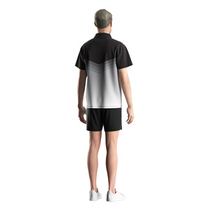 เสื้อโปโลพิคเคิลบอลแบบกำหนดเองสำหรับผู้ชาย แห้งเร็ว ระบายเหงื่อได้ดี ชุดกีฬา ยืดหยุ่นได้ดี เหมาะสำหรับเทนนิส กอล์ฟ เสื้อเจอร์ซีย์ ทีมพิมพ์ชื่อได้ - Product Image 3