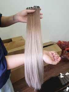 SDD Os Cheveux Raides Colorés Cheveux Vierges Vietnamiens Remy Grade 8-32 pouces Toutes Les Couleurs Haute Qualité Meilleur Prix De Gros Pas D'enchevêtrement - Product Image 2