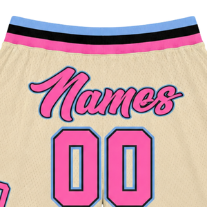 <b>Men</b> Neutral <b>Pink</b> Sublimated Mesh Basketball <b>Shorts</b> Polyester Athletic Sports <b>Shorts</b> Team Practice Game Wear Clothing - Product Image 6