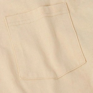 T-shirt blanc pour homme 100 % coton à manches courtes et col rond, coupe classique, tricoté, 300 g, respirant, anti-rétrécissement, écologique - Product Image 6
