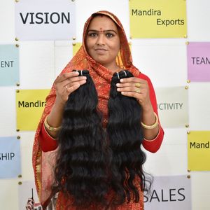 Extensions de cheveux humains vietnamiens vierges alignés sur les cuticules Remy 100% - Product Image 5