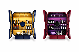 Mueble Bar Moderno de Lujo Cantico, de Madera Sólida, con Almacenamiento Premium para Vinos (5+ Compartimentos), para Casa u Hotel - Product Image 3