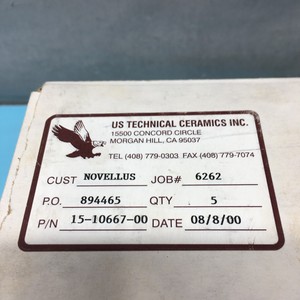 Novellus 15-10667-00 <b>Ceramic</b> Exclusion <b>Ring</b> 200mm - Trusted Global Legacy Semiconductor Equipment and Parts at - Product Image 3