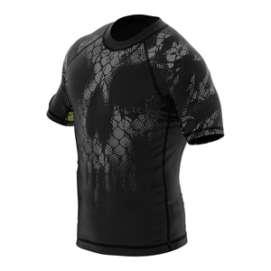 Best Quality <b>Compression</b> Gym <b>Shirts</b> For <b>Men</b> Short Sleeves Breathable BJJ Sublimated Design <b>Men's</b> Rash Guards - Product Image 2