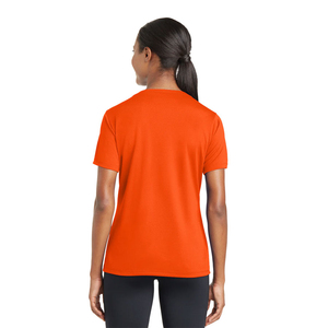Camiseta de Verano para Mujer, 100% Algodón Ecológico, Transpirable, Cuello en V, Manga Corta, con Servicio OEM, Logotipo Personalizado y Entrega - Product Image 3
