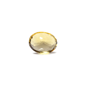 Oval Cut Citrine Loose Gemstone 3 Carat Golden for Fine Jewelry - Product Image 2