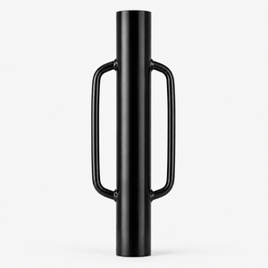 Martillo manual de acero negro de alta resistencia para clavar postes de cerca, con doble mango, para instalación de cercas en granjas y jardines - Product Image 3