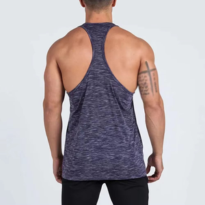 Débardeur Homme Haute Qualité Léger Respirant Spandex/Coton Logo Personnalisé Grande Taille Style Anglais Vente Chaude - Product Image 3