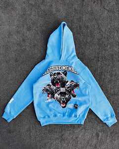 Unreal Society Letter Print <b>Purple</b> Zip Up <b>Hoodie</b> Men Casual Full Zip Hooded Sweatshirt - Product Image 5