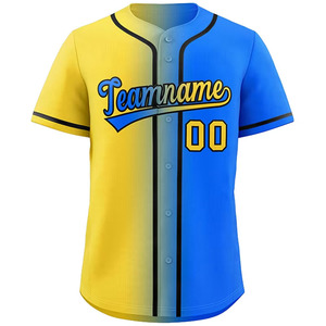 Maillot de baseball personnalisé 2026 pour hommes et femmes, respirant, grandes tailles, impression numérique, 100 % polyester, col rond - Product Image 5