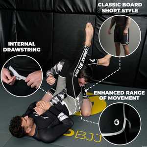 Shorts de combat MMA personnalisés OEM, légers, à séchage rapide, respirants, en Spandex/Polyester, taille mi-haute, fermeture élastique, shorts de lutte - Product Image 2