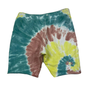 Shorts en coton tie-dye pour hommes, vente en gros, vêtements décontractés, streetwear, shorts tie-dye pour hommes adultes avec design personnalisé et imprimé - Product Image 2
