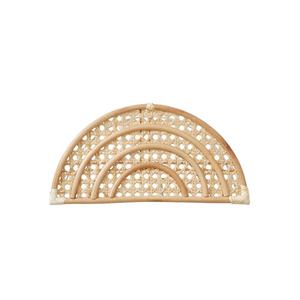 Lámpara de pared de mimbre tejido de ratán para habitación de niños, candelabro Natural tejido a mano, candelabro de pared de cuerda de ratán hecho en Vietnam - Product Image 1