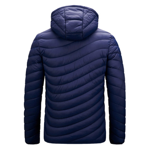 Chaqueta de Invierno Acolchada para Hombre, de Alta Calidad, con Cuello Alto y Bolsillos con Capucha, Tela de Lona, Precio de Fábrica, Buena Venta - Product Image 1
