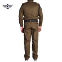 Ensemble uniforme de sécurité personnalisé : chemise et pantalon de travail durables, tactiques, couleur et logo personnalisables, pour hommes, toutes saisons