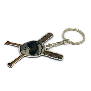 พวงกุญแจแฟชั่นวินเทจลายการ์ตูนพิมพ์สีเต็มรูปแบบตามสั่งจากผู้ผลิต ทำจากโลหะผสมสังกะสี - Product Image 3