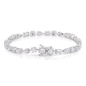 3.3CT Round Lab Grown Diamond Tennis <b>Bracelet</b> 9K White Gold Wholesale Custom Fine Jewelry Manufacturer - Product Image 4