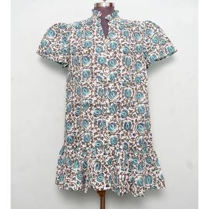 Vestidos Cortos Casuales y Sexys para Mujer, de Alta Calidad, Personalizables al por Mayor, con Estampado Floral, Manga Corta y Corte Ajustado - Product Image 2