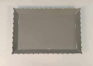 Bandejas de servir de aluminio hechas a mano, plato decorativo para Diwali, bandeja de servir de metal texturizado fundido a mano. - Product Image 6