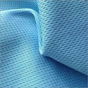 ผ้าถักเนื้อนิ่มสีฟ้าอ่อน 133×72 ความหนาแน่น 120GSM น้ำหนักปานกลาง เส้นด้ายหวี ใช้สำหรับสิ่งทอภายในบ้าน - Product Image 1