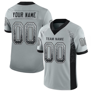 Camiseta de Fútbol Americano XL al por Mayor, Informal, de Franela, Ropa Deportiva Transpirable, Tejida, para Verano, Bordada - Product Image 1
