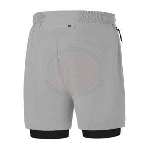 Factory Made Custom Design Your Own Logo Men Gym Shorts <b>Knee</b> Solid Casual Mid Quick Dry Breathable Comfortable Soft Material - Product Image 2
