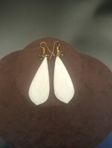Boucles d'oreilles en forme de coquille plaquées or, style bohème, minimalistes, pour femme, à porter au quotidien, cadeau, pour les fêtes - Product Image 4