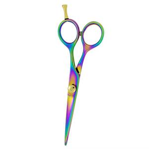 Ciseaux de coiffure professionnels PROSEE en acier inoxydable 440C, lame tranchante, 32 dents, manche moyen, pour droitiers - Product Image 4
