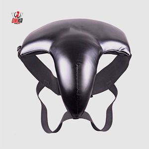 OMIKA INTERNATIONAL Protège-entrejambe de boxe professionnel unisexe - Protection en cuir résistant aux chocs pour MMA, mousse haute densité, logo personnalisé - Product Image 2