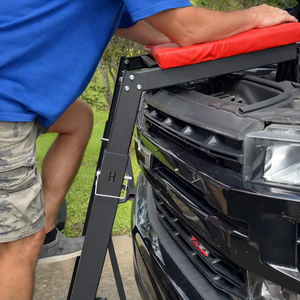 High Quality Topside Creeper Adjustable Mechanic Creeper with Padded Deck 400lb for <b>Engine</b> Repair Truck SUV Garage Red GAPGAR035 - Product Image 2