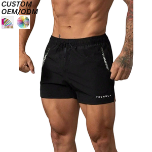 Mens Casual Solid Board Shorts Eco-Friendly Quick Dry Summer Outdoor Travel Wear Breathable Anti-UV <b>Elastic</b> Waist Waterproof - Product Image 3