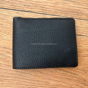 Portefeuille à deux volets en cuir de vache véritable 100% le plus vendu avec porte-cartes de luxe longs RFID et pochette à monnaie prix d'usine direct - Product Image 2