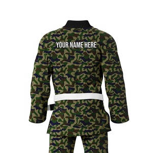 Uniforme de Taekwondo Professionnel Premium Arme Green en Coton Léger Antidérapant pour Compétition Poomsae, Ensemble Dobok Arts Martiaux GOLDEN - Product Image 5