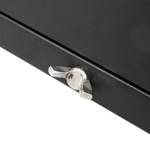 Griglia a Gas propano in acciaio inox a 4 fuochi 46,500 BTU nero argento esterno giardino Barbecue lato bruciatore per efficiente - Product Image 2