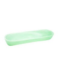 Bandeja Decorativa Rectangular de Resina Moderna y Lujosa, Plato para Servir Frutas de Color Rosa para Mesa de Comedor de Boda - Product Image 5