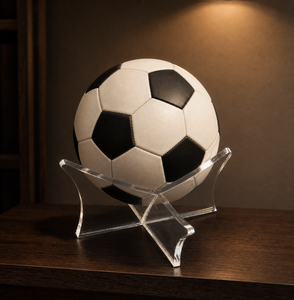 Affichez vos souvenirs sportifs dans le style Trendy High Quality Clear Acrylic Ball Display Stand Holder for Football and Basketball - Product Image 6