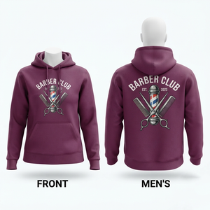 Sudadera con Capucha Premium de Algodón y Poliéster para Mujer, 350 GSM, Color Borgoña Ciruela, con Logotipo Personalizado Serigrafiado - Product Image 1