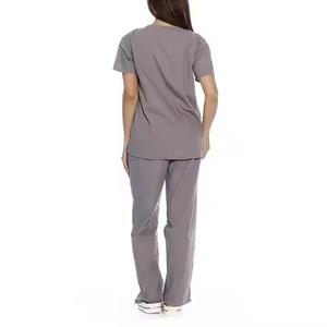 Uniformes Médicos para Enfermeras, Diseño 2026, Venta Caliente, Logotipo Personalizado, 3 Bolsillos, Uniformes para Personal de Hospital, Twill Spandex/Poliéster para Mujer - Product Image 5