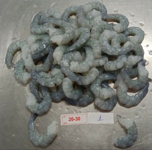 Venta al por mayor de alta calidad Vannamei congelado Camarón crudo IQF bolsa Peel Devenined Tail tamaño 26/30 (PCS/lb) suministro a granel Vietnam barato - Product Image 1