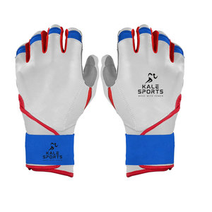 Guante de Bateo de Béisbol Personalizado, Cuero Genuino, Antideslizante, Guantes de Softbol con Diseño Personalizado OEM - Product Image 2