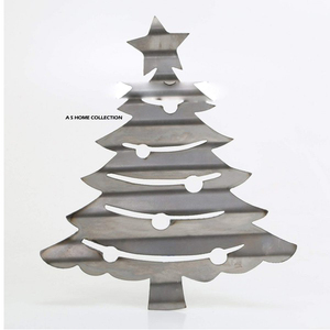 Arte de Pared Navideño de Aluminio con Diseño de Copo de Nieve, Acabado Plateado, Estilo Tradicional, para Sublimación, Venta al Por Mayor - Product Image 2