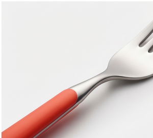 Ensemble de couverts en acier inoxydable avec manche rouge vif pour la salle à manger, la cuisine, les cadeaux de mariage, les couverts modernes et l'usage quotidien - Product Image 3
